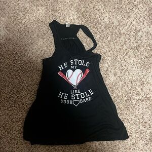 Cute Bella tank for the Badmseball fan size medium